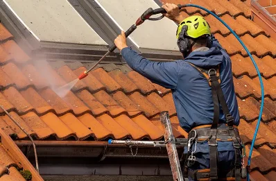 Démoussage et hydrofuge de toiture à Grandfresnoy
